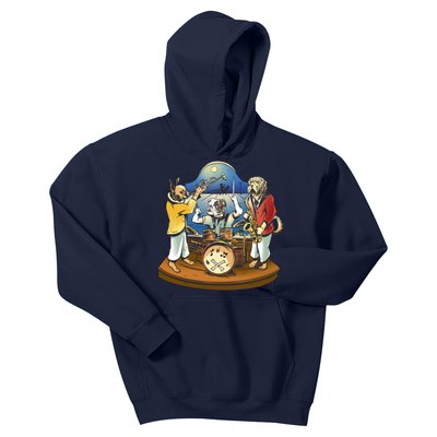 Band Of Dog Musicians Kids Hoodie