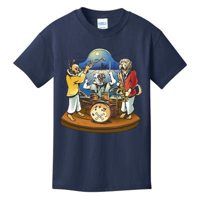 Band Of Dog Musicians Kids T-Shirt