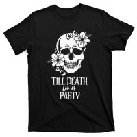 Bride or Die Skull Halloween Gothic Style Bachelorette Party T-Shirt