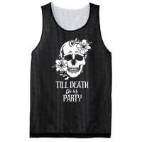 Bride or Die Skull Halloween Gothic Style Bachelorette Party Mesh Reversible Basketball Jersey Tank