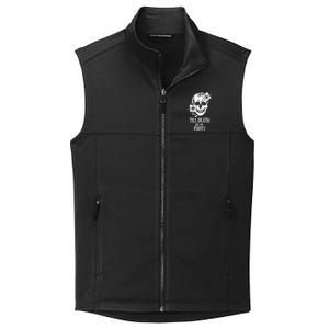 Bride or Die Skull Halloween Gothic Style Bachelorette Party Collective Smooth Fleece Vest