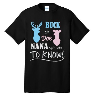 Buck Or Doe Gender Reveal Party Tall T-Shirt