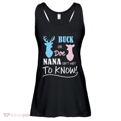 Buck Or Doe Gender Reveal Party Ladies Essential Flowy Tank