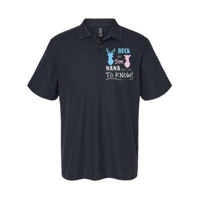 Buck Or Doe Gender Reveal Party Softstyle Adult Sport Polo