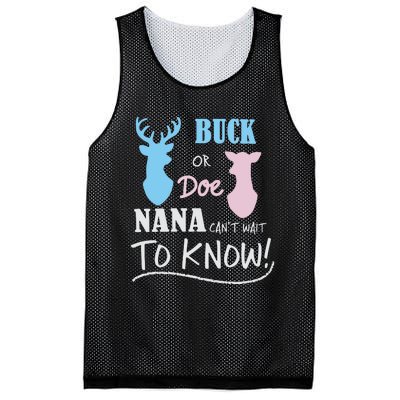 Buck Or Doe Gender Reveal Party Mesh Reversible Basketball Jersey Tank