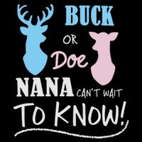 Buck Or Doe Gender Reveal Party Womens Tank Top