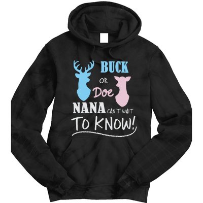 Buck Or Doe Gender Reveal Party Tie Dye Hoodie