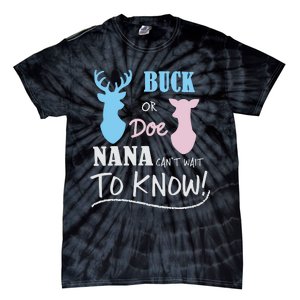 Buck Or Doe Gender Reveal Party Tie-Dye T-Shirt