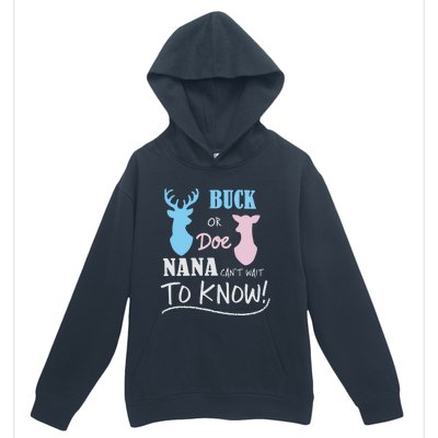 Buck Or Doe Gender Reveal Party Urban Pullover Hoodie