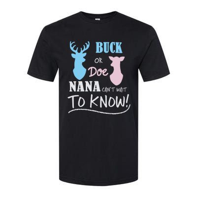 Buck Or Doe Gender Reveal Party Softstyle CVC T-Shirt