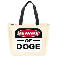 Beware Of Doge Meme Department Of Government Zip Tote Bag
