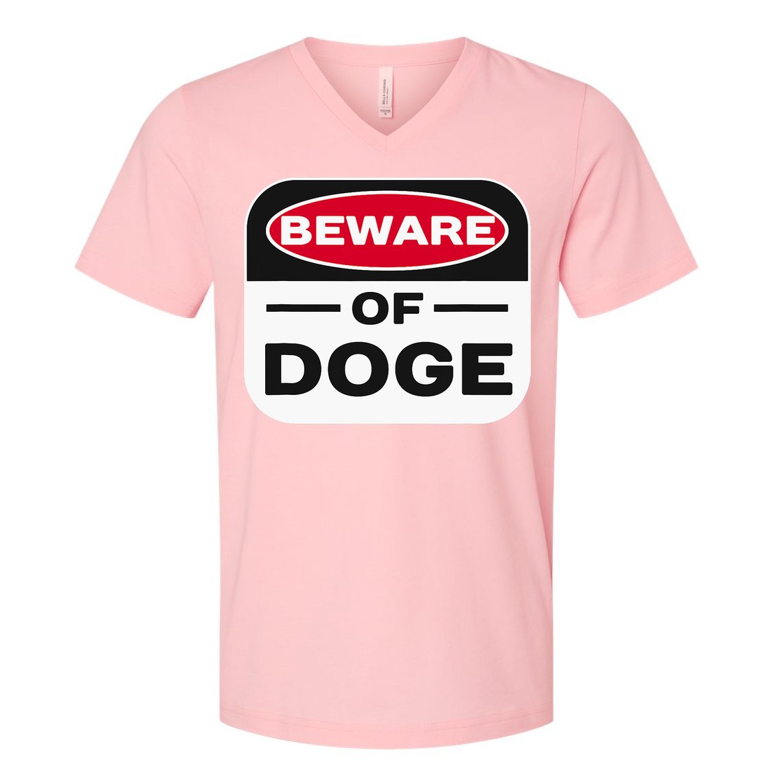 Beware Of Doge Meme Department Of Government V-Neck T-Shirt