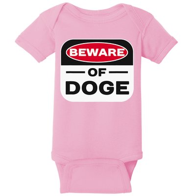 Beware Of Doge Meme Department Of Government Baby Bodysuit