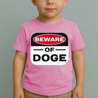 Beware Of Doge Meme Department Of Government Toddler T-Shirt