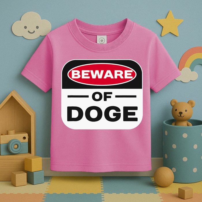 Beware Of Doge Meme Department Of Government Toddler T-Shirt