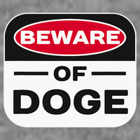 Beware Of Doge Meme Department Of Government Tall Sweatshirt