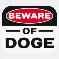 Beware Of Doge Meme Department Of Government Apron