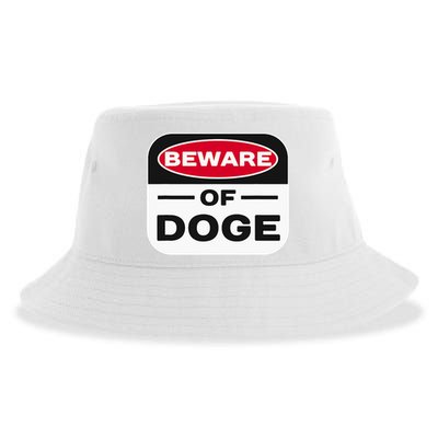 Beware Of Doge Meme Department Of Government Sustainable Bucket Hat