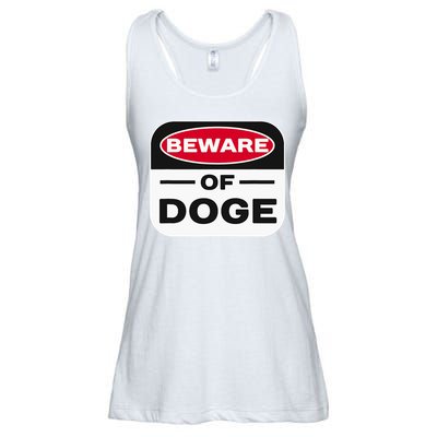Beware Of Doge Meme Department Of Government Ladies Essential Flowy Tank