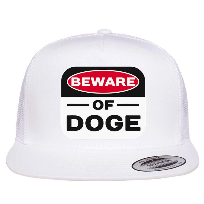 Beware Of Doge Meme Department Of Government Flat Bill Trucker Hat