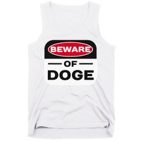 Beware Of Doge Meme Department Of Government Tank Top