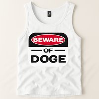 Beware Of Doge Meme Department Of Government Tank Top