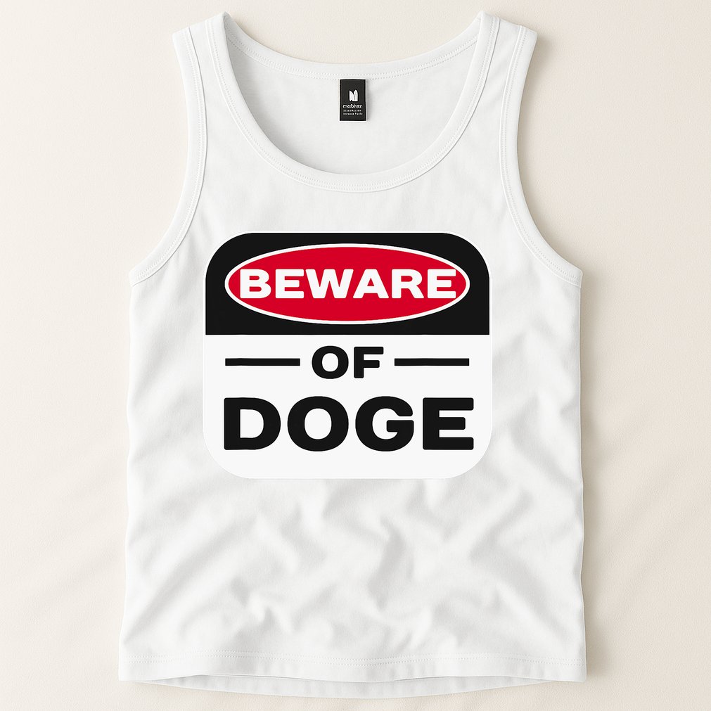 Beware Of Doge Meme Department Of Government Tank Top