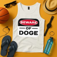 Beware Of Doge Meme Department Of Government Tank Top