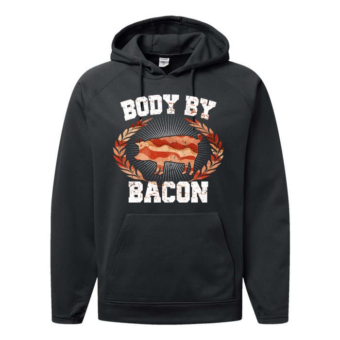 Body By Bacon Performance Fleece Hoodie