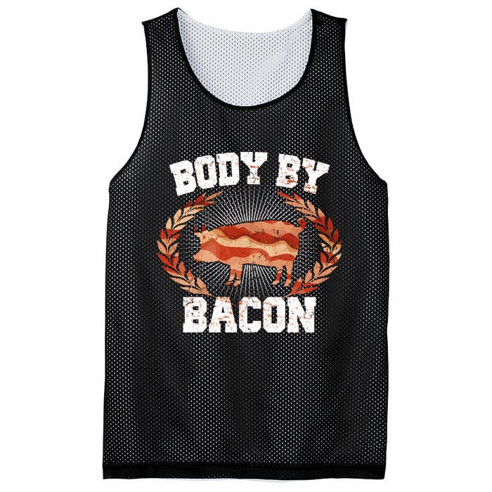 Body By Bacon Mesh Reversible Basketball Jersey Tank