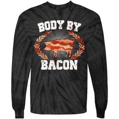 Body By Bacon Tie-Dye Long Sleeve Shirt