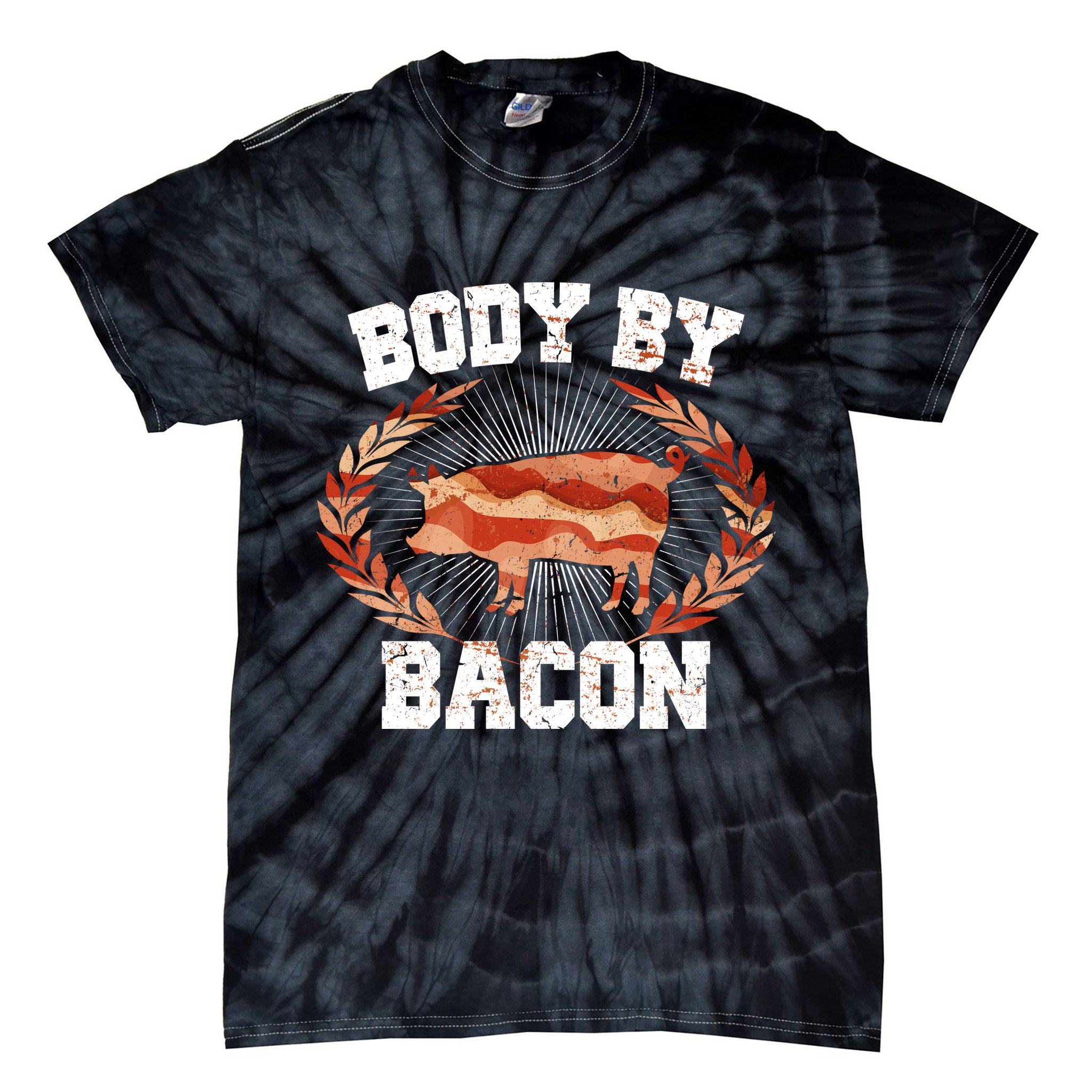 Body By Bacon Tie-Dye T-Shirt