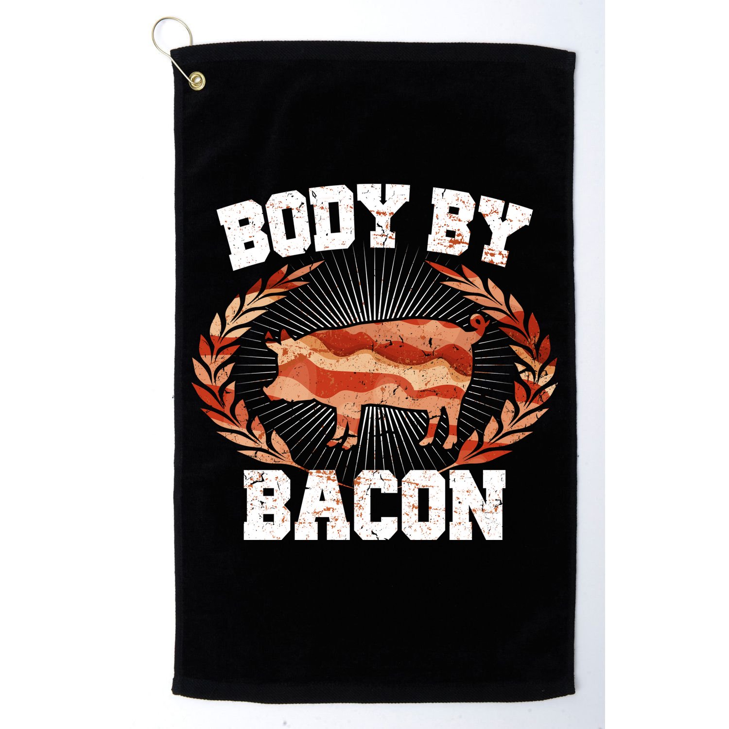 Body By Bacon Golf Towel