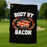 Body By Bacon Golf Towel