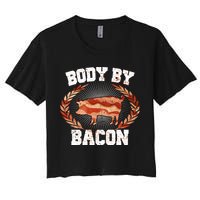Body By Bacon Women's Crop Top Tee