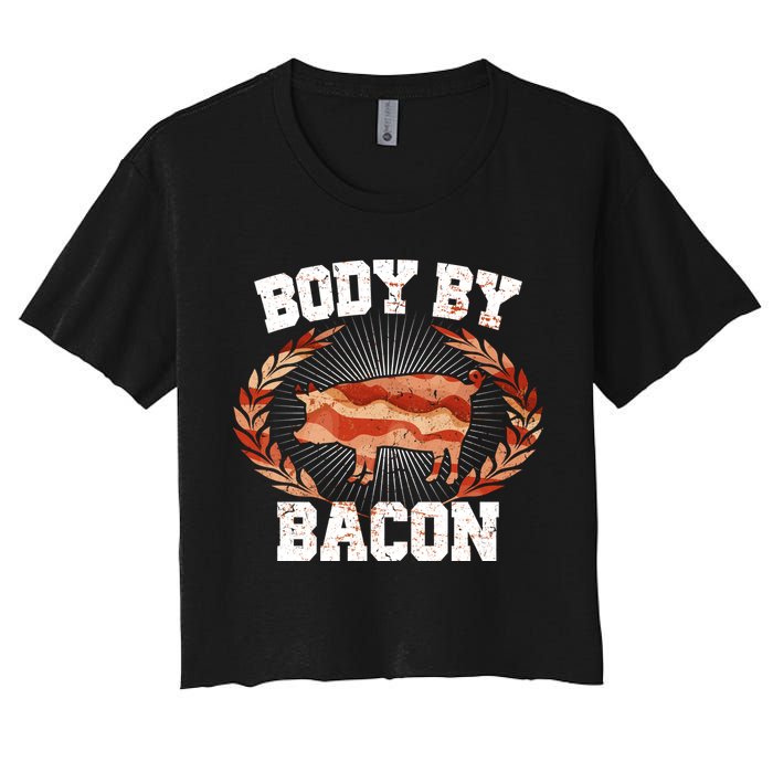 Body By Bacon Women's Crop Top Tee