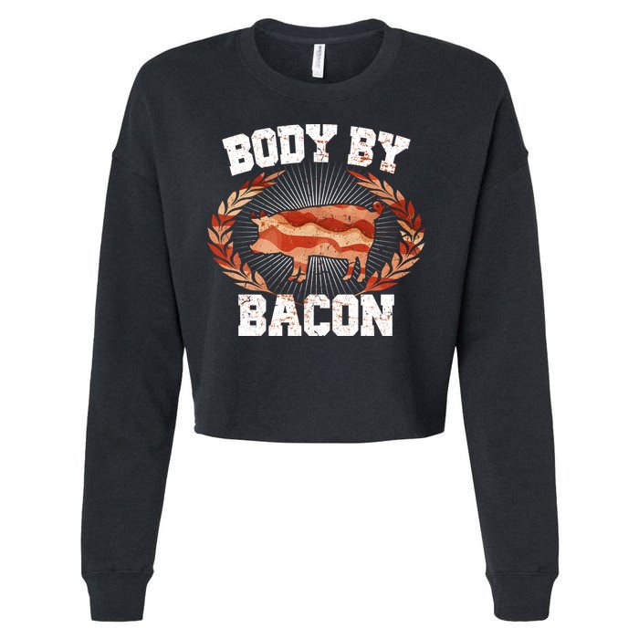 Body By Bacon Cropped Pullover Crew