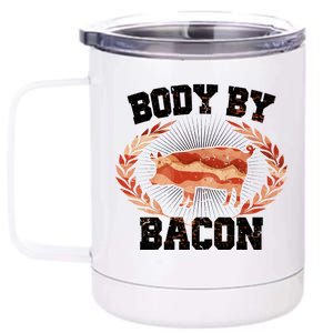 Body By Bacon 12 oz Stainless Steel Tumbler Cup