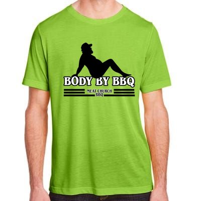 Body By BBQ Vintage Meat Church Adult ChromaSoft Performance T-Shirt