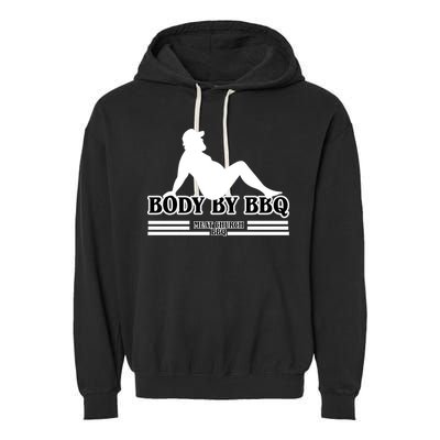 Body By BBQ Vintage Meat Church Garment-Dyed Fleece Hoodie