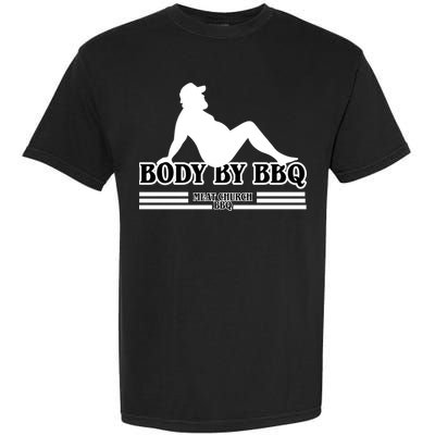Body By BBQ Vintage Meat Church Garment-Dyed Heavyweight T-Shirt
