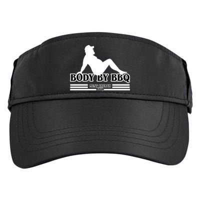 Body By BBQ Vintage Meat Church Adult Drive Performance Visor