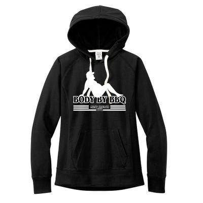 Body By BBQ Vintage Meat Church Women's Fleece Hoodie