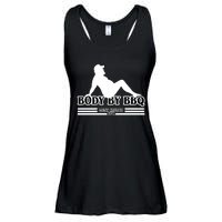 Body By BBQ Vintage Meat Church Ladies Essential Flowy Tank