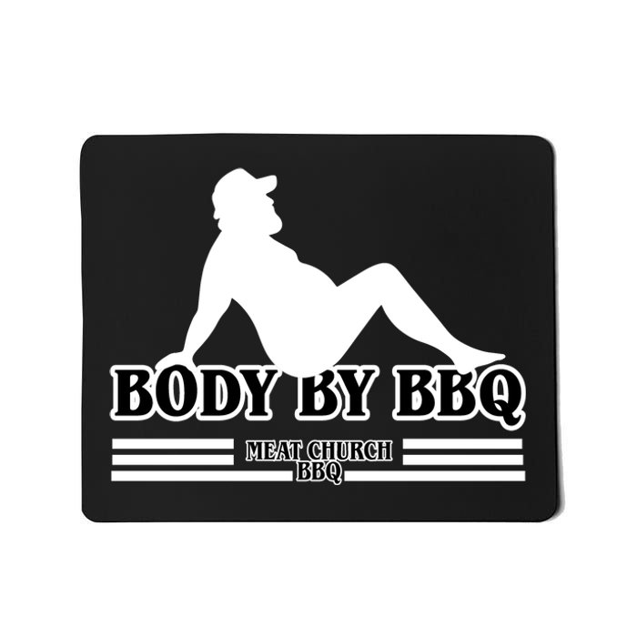 Body By BBQ Vintage Meat Church Mousepad