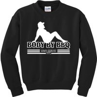 Body By BBQ Vintage Meat Church Kids Sweatshirt