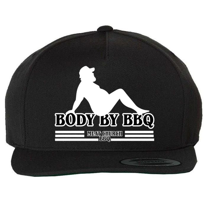Body By BBQ Vintage Meat Church Wool Snapback Cap