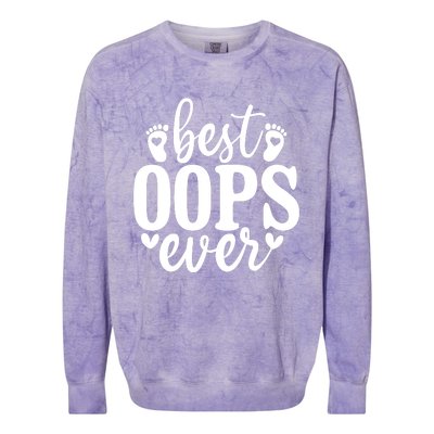 Best Oops Ever Colorblast Crewneck Sweatshirt