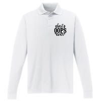 Best Oops Ever Performance Long Sleeve Polo