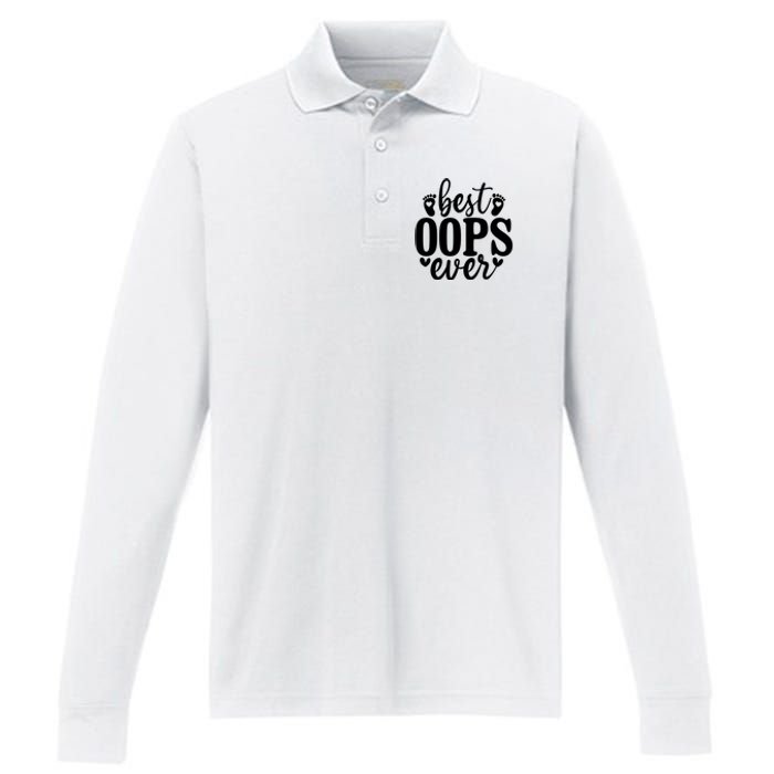 Best Oops Ever Performance Long Sleeve Polo